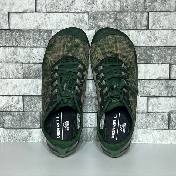 Merrell Vapor Glove Men’s 10 Barefoot Green Minimalist Athletic Shoes - Picture 6 of 8
